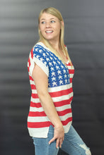 Load image into Gallery viewer, BiBi USA Love Flag Print Sweater
