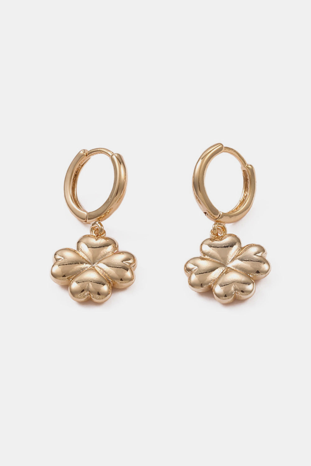 Clover Huggie Hoop Earrings