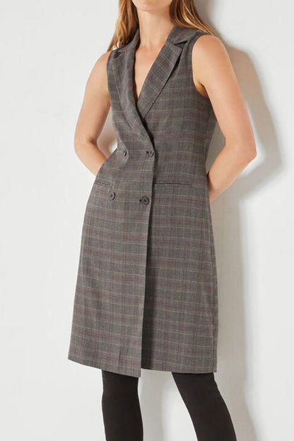 Tweed Vest Dress