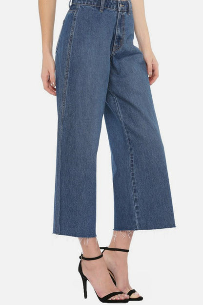 High Rise Wide Leg Jeans