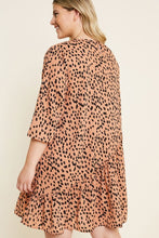 Load image into Gallery viewer, Asymmetrical Dotted Swing Dress
