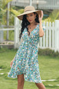 Full Size Range Floral Wrap Dress