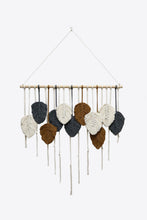 Load image into Gallery viewer, Hand-Woven Feather Macrame Wall Hanging
