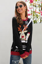 Load image into Gallery viewer, Santa Claus Reindeer Christmas Sweater
