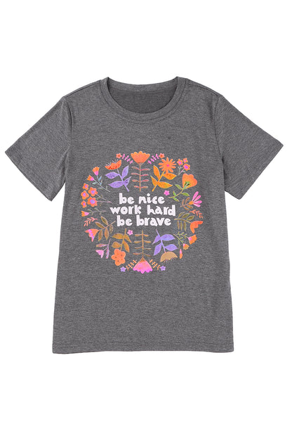 KINDNESS MATTERS Flower Graphic Tee