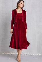 Load image into Gallery viewer, Sequin Long Sleeve Midi Dress
