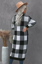 Load image into Gallery viewer, Women&#39;s Plaid Cardigan Blouse
