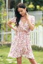 Full Size Range Floral Wrap Dress