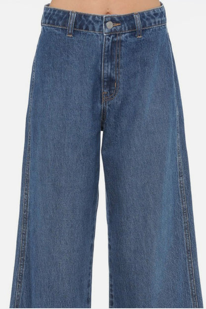 High Rise Wide Leg Jeans