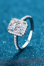 Load image into Gallery viewer, 1 Carat Rectangle Moissanite Ring
