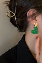 Load image into Gallery viewer, Heart-Shape Drop Earrings
