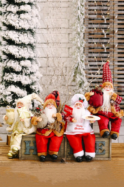 Christmas Sitting Santa Claus Figure