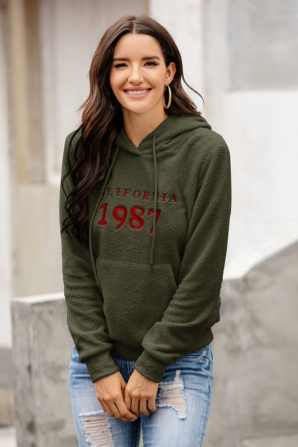 California 1987 Embroidered Hoodie