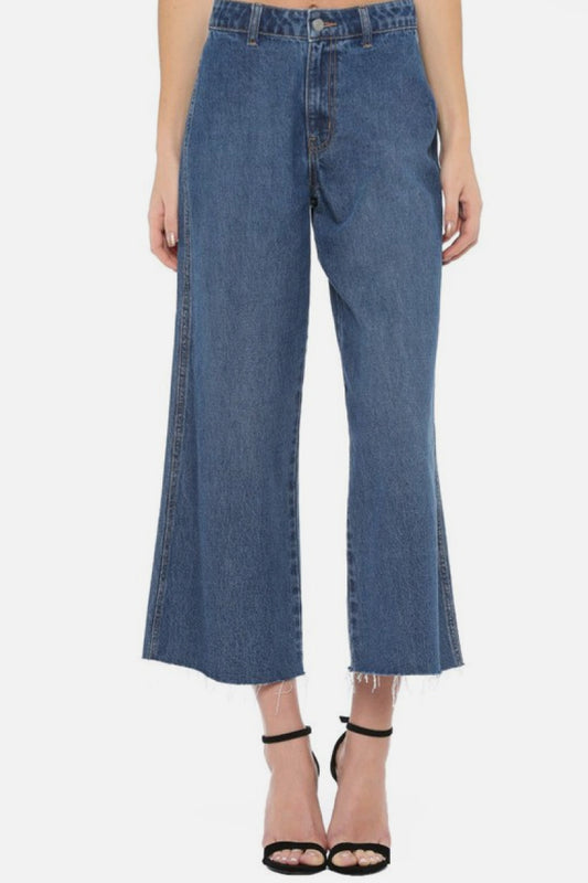 High Rise Wide Leg Jeans