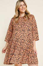 Load image into Gallery viewer, Asymmetrical Dotted Swing Dress
