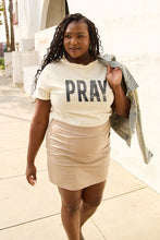 Load image into Gallery viewer, Simply Love Full Size PRAY Round Neck T-Shirt
