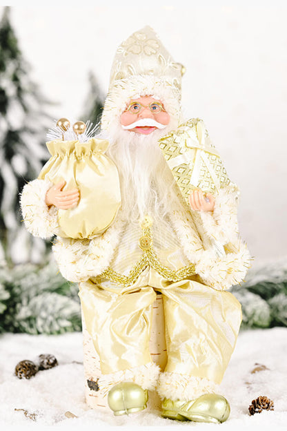 Christmas Sitting Santa Claus Figure