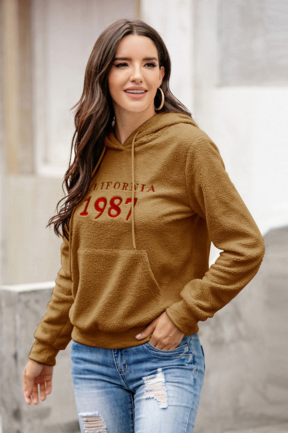 California 1987 Embroidered Hoodie