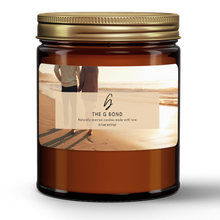 Load image into Gallery viewer, Beach Walk Natural Wax Candle in Amber Jar
