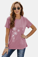 Load image into Gallery viewer, Printed Short Sleeve Round Neck Tee
