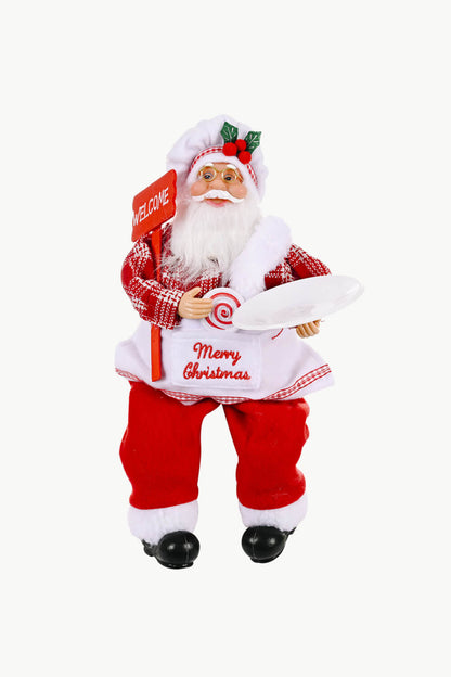 Christmas Sitting Santa Claus Figure