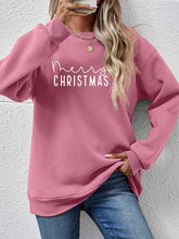 Load image into Gallery viewer, MERRY CHRISTMAS Dropped Shoulder Sweatshirt
