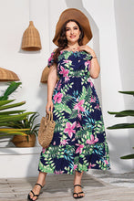 Load image into Gallery viewer, Full Size Floral Off-Shoulder Maxi Dress
