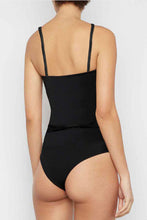 Load image into Gallery viewer, Contrast Flower Detail One-Piece Swimsuit
