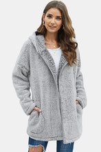 Load image into Gallery viewer, Hooded Teddy Coat

