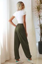 Load image into Gallery viewer, Elastic Waist Joggers with Side Pockets
