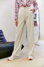 Load image into Gallery viewer, Corduroy Wide Leg Pants with Pockets
