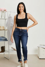 Load image into Gallery viewer, Judy Blue Beatrice Full Size Destroyed Hem Slim Fit Jeans
