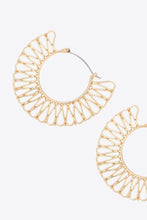 Load image into Gallery viewer, 18K Gold-Plated Cutout Earrings
