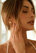 Load image into Gallery viewer, 18K Gold Plated C-Hoop Earrings
