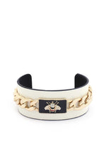 Load image into Gallery viewer, Bee Cuban Link Cuff Bracelet
