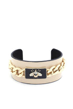 Load image into Gallery viewer, Bee Cuban Link Cuff Bracelet
