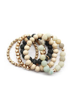 Load image into Gallery viewer, Fashion Ball Bead Metal Bracelet Set
