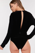 Load image into Gallery viewer, Open Back Satin Bodysuit
