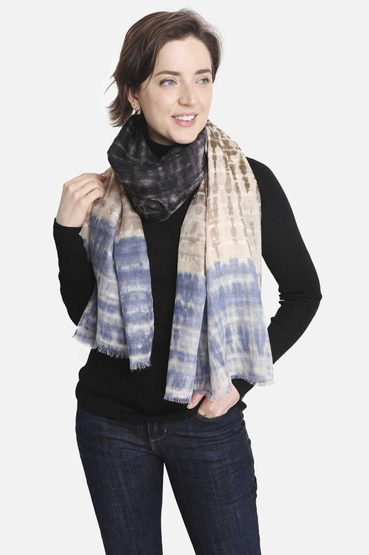 Fashion Tie Dye Skinny Scarf