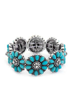 Load image into Gallery viewer, Floral Stone Design Elastic Bracelet
