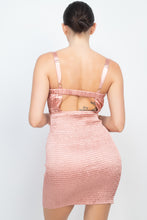 Load image into Gallery viewer, Square Back Cutout Smocking Dress
