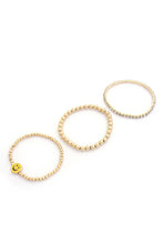 Load image into Gallery viewer, Enamel Happy Face Charm Rhinestone Ball Bead Bracelet Set
