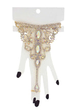 Load image into Gallery viewer, Marquise Rhinestone Hand Ring Bracelet
