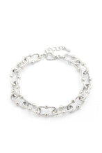 Load image into Gallery viewer, Oval Ball Link Metal Bracelet
