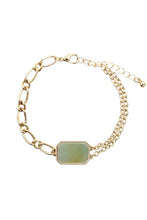 Load image into Gallery viewer, Stone Metal Chain Bracelet
