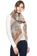 Load image into Gallery viewer, Aztec Pattern Bohemian Oblong Scarf
