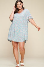 Load image into Gallery viewer, Plus Size Spring Floral Printed Lovely Swing Dress
