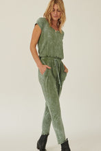 Load image into Gallery viewer, Mineral Washed Finish Knit Jumpsuit
