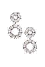 Load image into Gallery viewer, Double Circle Rhinestone Earring
