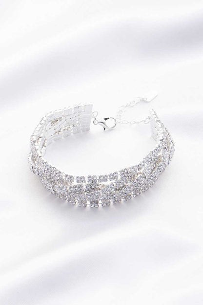 Twist Rhinestone Bracelet